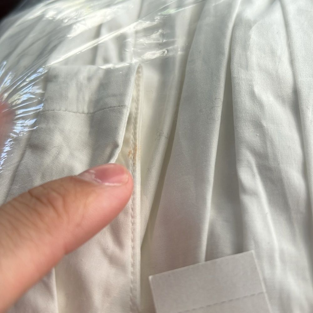 J. Crew White Eyelet Hem Mini Dress - Picture 6 of 6